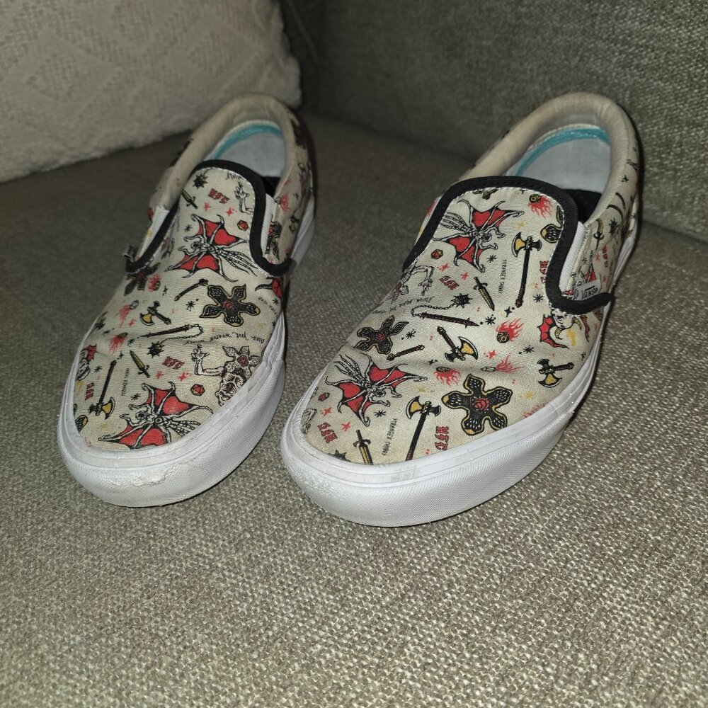 Stranger Things Custom Vans